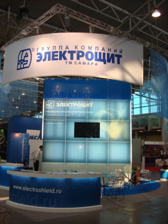 Электрощит - изготовление выставочных стендов в Самаре и Новосибирске