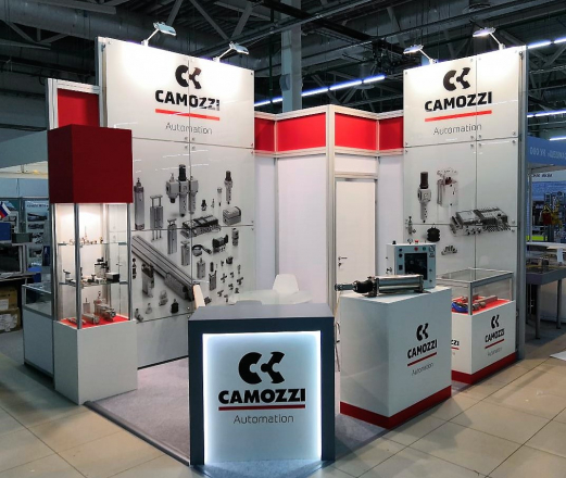 CAMOZZI-Automation - изготовление выставочных стендов в Самаре и Новосибирске
