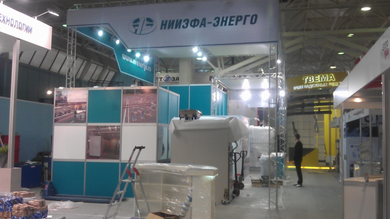 НИИЭФА - изготовление выставочных стендов в Самаре и Новосибирске