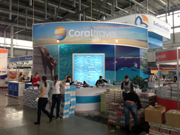 Coral Travel - изготовление выставочных стендов в Самаре и Новосибирске