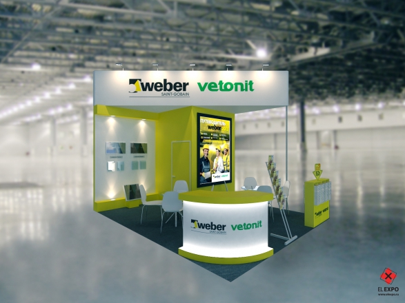 Weber Vetonit - изготовление выставочных стендов в Самаре и Новосибирске