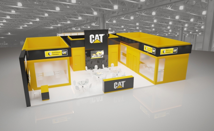 CAT Восточная техника - изготовление выставочных стендов в Самаре и Новосибирске