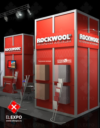 Rockwool - изготовление выставочных стендов в Самаре и Новосибирске